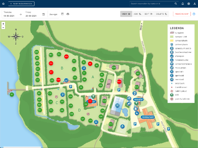 Interactive map
